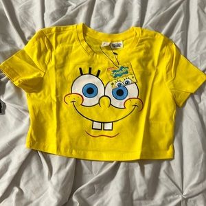 COPY - SpongeBob crop top kids sz